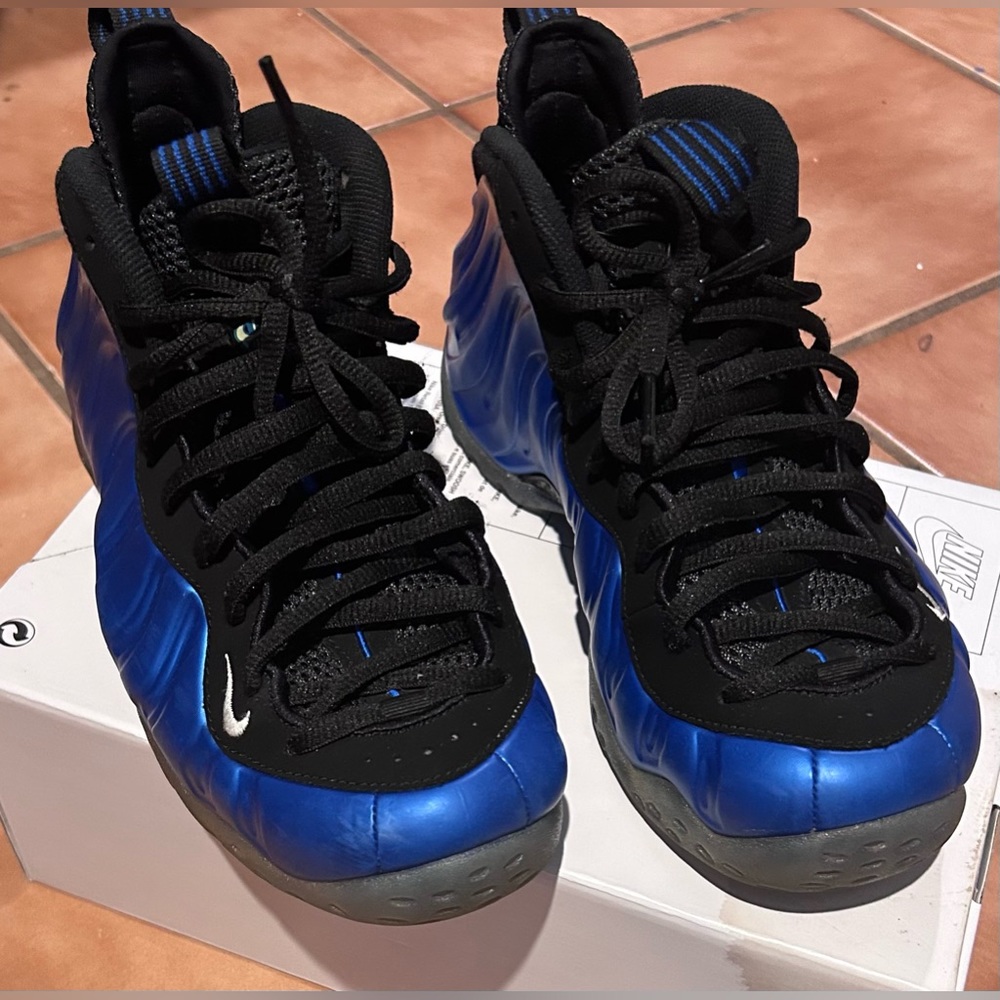 💙🖤💙Nike Foamposite Original Penny’s Orlando Magic🖤💙🖤M8.5 W10 Lightly Worn